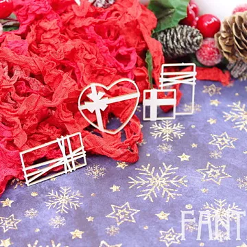 Набор украшений из чипборда "Новогодние подарки 1947" (Fantasy)