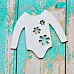 Украшение из чипборда 5х6 см "Бодик" (ScrapКрым)