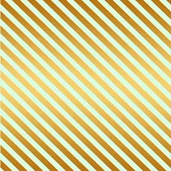 Бумага с фольгированием "Every day gold. Golden stripes mint" (Скрапмир)