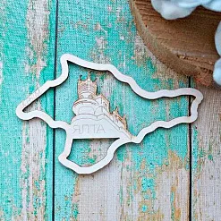 Украшение из чипборда "Ялта" (ScrapКрым) Украшение из чипборда "Ялта" (ScrapКрым)