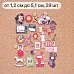 Набор высечек из ткани "СССР", 29 шт (ScrapMania) Набор высечек из ткани "СССР", 29 шт (ScrapMania)