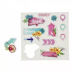 Набор вырубок из картона "Вперёд" (АртУзор) Набор вырубок из картона "Вперёд" (АртУзор)