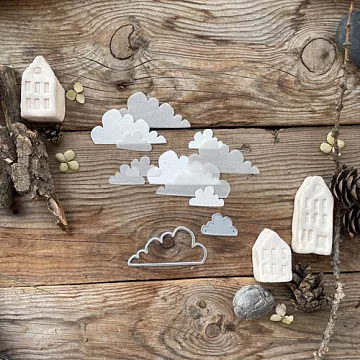 Нож "Белогривые лошадки", 6х3 см (MimiCut)