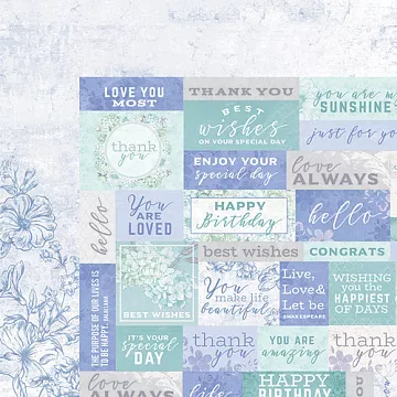 Бумага "Lilac whisper. Well wishes" (Kaiser)