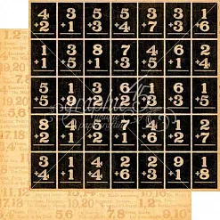 Набор бумаги 30х30 см "ABC primer. Букварь", 24 листа (Graphic 45)