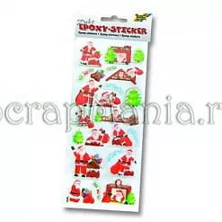 Набор эпоксидных наклеек "Санта Клаус" (Folia)