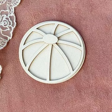 Заготовка для тиснения "Мячик", 8 см (LeoMammy)