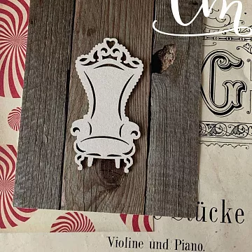 Чипборд "Алиса. Трон", 4х7,5 см (LeoMammy)