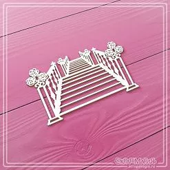Чипборд "Торжество. Парадная лестница", 7,4х4,2 см (СкрапМагия)