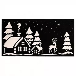 Трафарет 30х15 см "Деревушка" (АртУзор) Трафарет 30х15 см "Деревушка" (АртУзор)