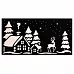 Трафарет 30х15 см "Деревушка" (АртУзор) Трафарет 30х15 см "Деревушка" (АртУзор)