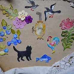 Нож "Сказки. Сорока-белобока"  (Scrapfriend)