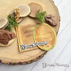 Нож "Джанк. Журналинг овал и страница", 5х5,4 см (ScrapMania)