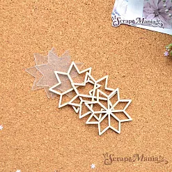 Шейкер "Новогодние гномы. Звезда мини", 5х5 см (ScrapMania)