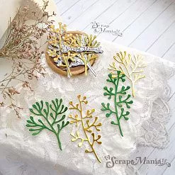 Нож "Сухие травки. Широкие", 3,5х7,7 см (ScrapMania)