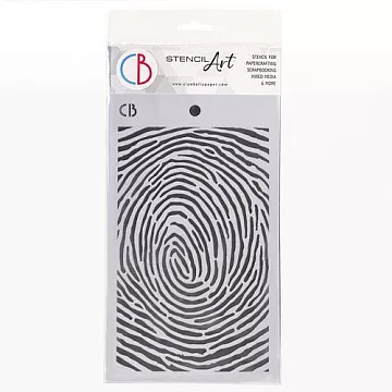 Трафарет 12х20 см "Fingerprint" (Ciao bella)