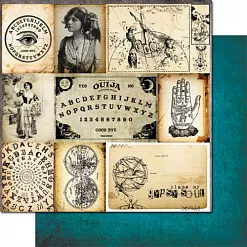 Набор бумаги 30х30 см "Fortune-teller. Ворожея", 12 листов
