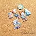 Набор тканевых высечек "Снежинки-мандаринки", 31 шт (ScrapMania)
