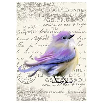 Тканевая карточка мини "Оттенки аквамарина. Дымчатое счастье" (ScrapMania)