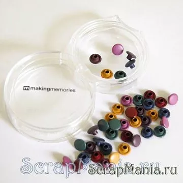 Набор кнопок 1/8', Classic (Making Memories)