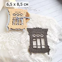 Нож "Русские сказки. Боярское окно", 6,5х8,5 см (ScrapMania)