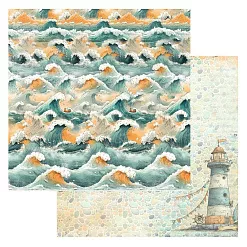 Бумага "Маленький пират. По волнам" (ScrapMania) Бумага "Маленький пират. По волнам" (ScrapMania)