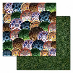 Бумага "Сердце востока. Посудная лавка" (ScrapMania)