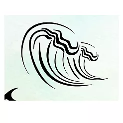 Штамп "Волна", 2,5х2,5 см (Креатив)