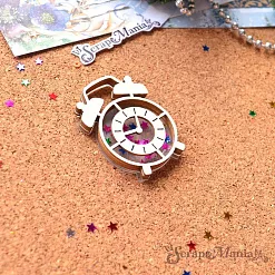 Шейкер "Фономикс. Новогодний. Будильник мини", 3,3х4,7 см (ScrapMania) Шейкер "Фономикс. Новогодний. Будильник мини", 3,3х4,7 см (ScrapMania)