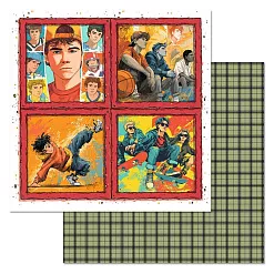 Бумага "Ребята с нашего двора. Сюжеты" (ScrapMania)