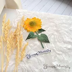 Нож "Подсолнух - король лета", 5,2х5,5 см (ScrapMania)
