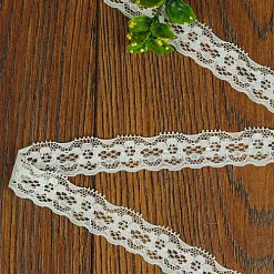 Кружево эластичное, цвет белый, ширина 2,3 см, длина 1 м Кружево эластичное, цвет белый, ширина 2,3 см, длина 1 м