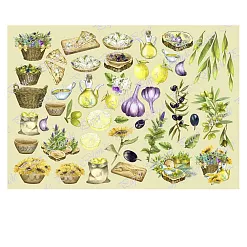 Бумага А4 "Оливковая рапсодия. Для вырезания №2" (PaperBlonde)