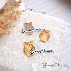 Нож "Русские сказки. Филин", 2,5х3,6 см (ScrapMania)