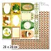 20х20 Бумага "Рецепты старого буфета. Дизайн 9" (ScrapMania)