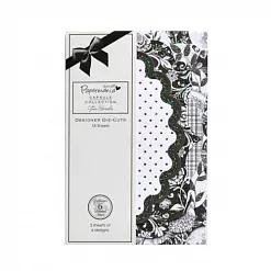 Набор бумаги для журналинга "Blaxley black. Черное и белое" (DoCrafts)