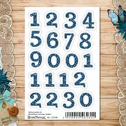 Набор наклеек А6 "Волшебный снегопад. Цифры" (ScrapMania) Набор наклеек А6 "Волшебный снегопад. Цифры" (ScrapMania)
