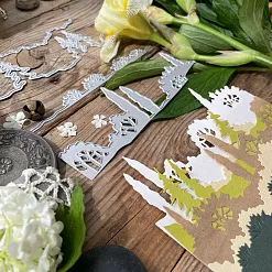 Нож "Встают за дымкой синей зеленые холмы", 4,3х13,8 см (MiMiCut)