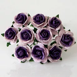 Букет средних розочек "Светло-розовый с фиолетовой серединкой", 10 шт (Craft) Букет средних розочек "Светло-розовый с фиолетовой серединкой", 10 шт (Craft)