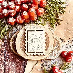 Чипборд "Марка. Дед Мороз", 2,8х3,7 см (WoodHome)