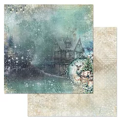 Набор бумаги 30,5х30,5 см "Рождество у волшебников", 12 листов (ScrapMania)