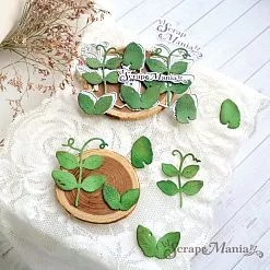 Нож "Душистый горошек. Листья", 3,5х4,7 см (ScrapMania)