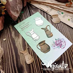 Нож "Кувшины", 3,8х3 см (AgiArt) Нож "Кувшины", 3,8х3 см (AgiArt)