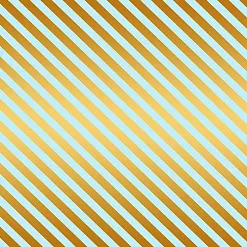 Бумага с фольгированием "Every day gold. Golden stripes blue" (Скрапмир)