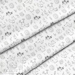 Отрез ткани 79х50 см "Друзья" (Cotton) Отрез ткани 79х50 см "Друзья" (Cotton)