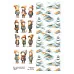 Лист с картинками 10х30 см "Снежинки-мандаринки. Ребята" (ScrapMania)