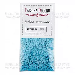 Набор пайеток "Конфетти. Матовый голубой" (Фабрика Декору) Набор пайеток "Конфетти. Матовый голубой" (Фабрика Декору)