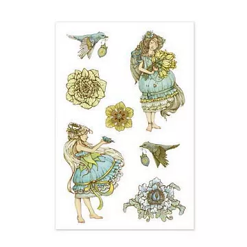 Набор термонаклеек 10х15 см "Сказка про фей. Чудесницы леса" (ScrapBerry's)