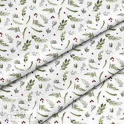 Отрез ткани 79х50 см "Ягодная полянка" (Cotton)