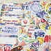 Набор высечек из бумаги "Время тюльпанов", 53 шт (ScrapMania)